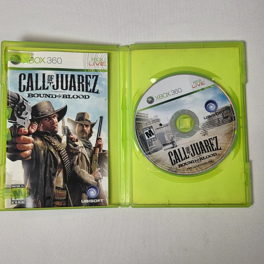 Call of Juarez Bound in Blood Xbox 360 Case Western First Person Shooter Game